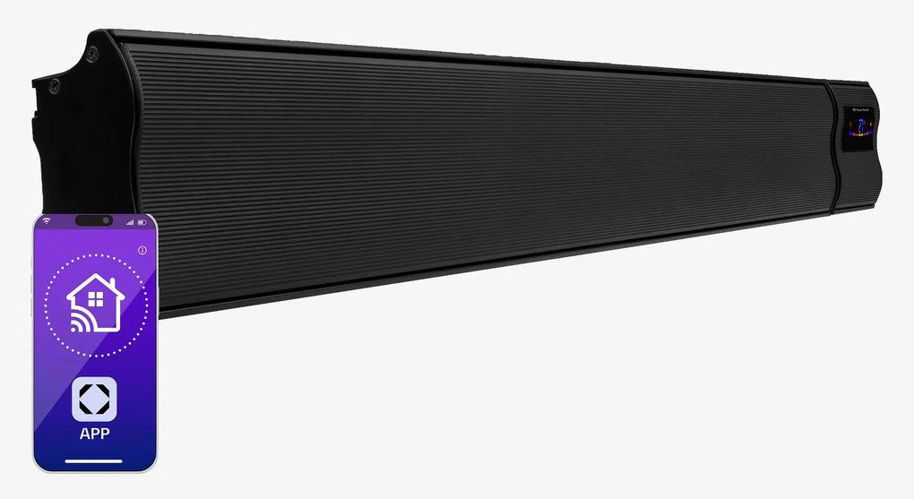 blumfeldt Cosmic Beam Smart 24 riscaldatore radiante a infrarossi 2400W gestione da app telecomando