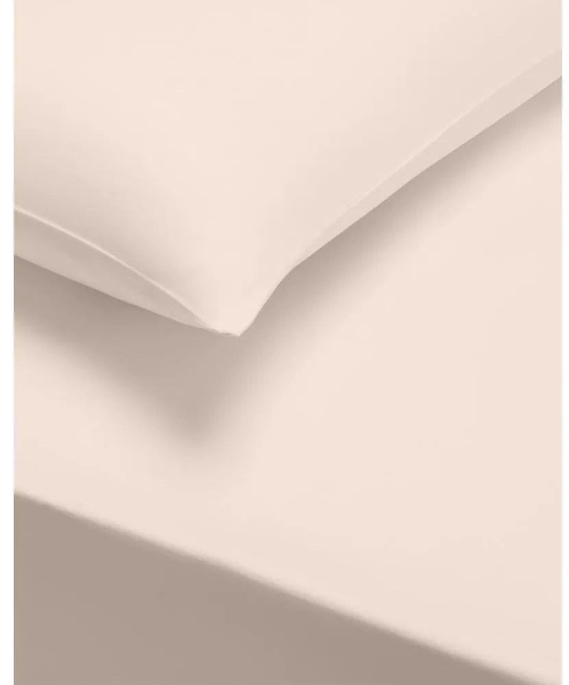 Set di 2 federe in cotone sateen beige Standard, 50 x 75 cm Cotton Sateen - Bianca