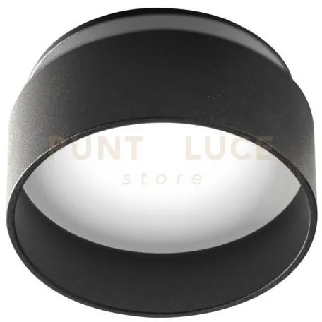 Gfa1211- faretto da incasso nero 2 luci attacco gu10 tondo d.8cm