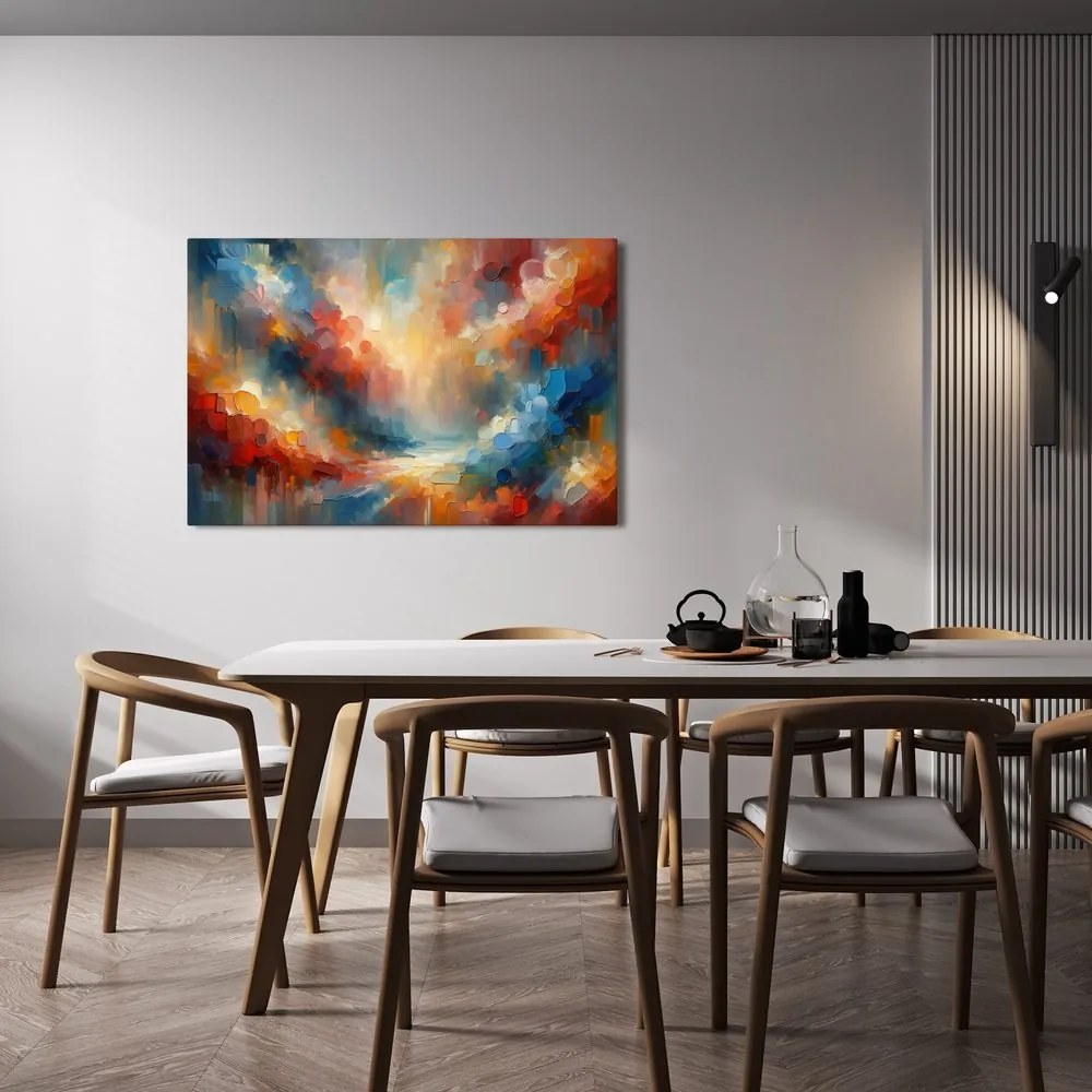 Quadro su tela – Danza di toni caldi