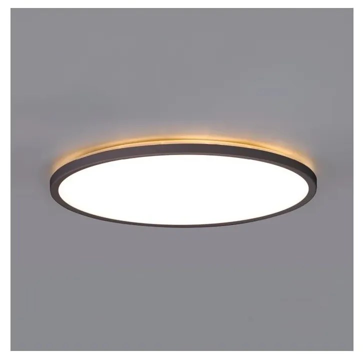 Lampada LED bagno NIVERA LED/24W/230V IP54 Ø30 cm nera con sensore + DO