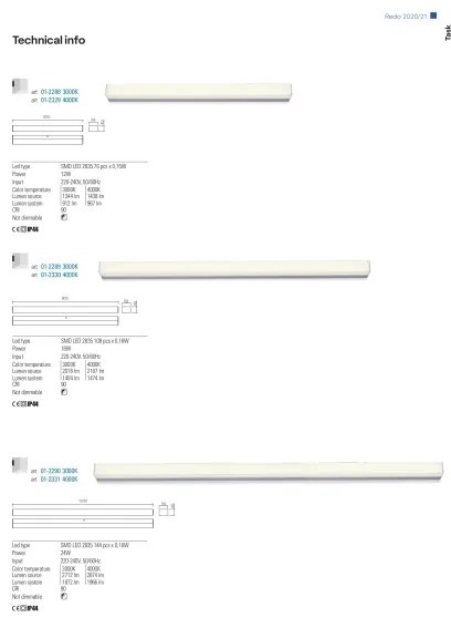 Redo 01-2330 - Specchio da bagno illuminato a LED TASK LED/18W/230V 90 cm IP44 cromato