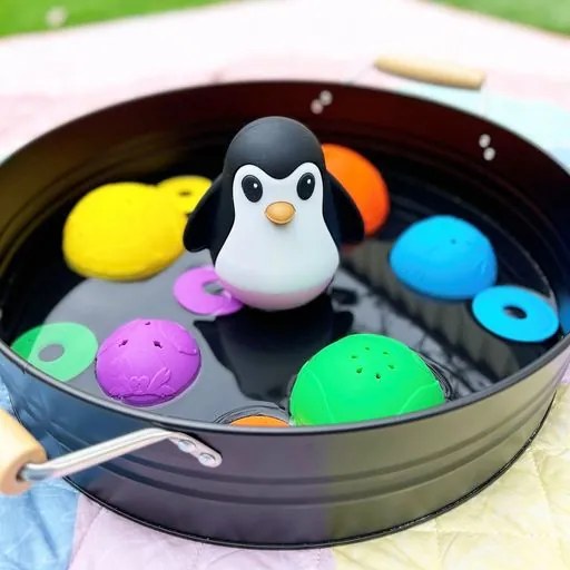 Pinguino oscillante, rosa