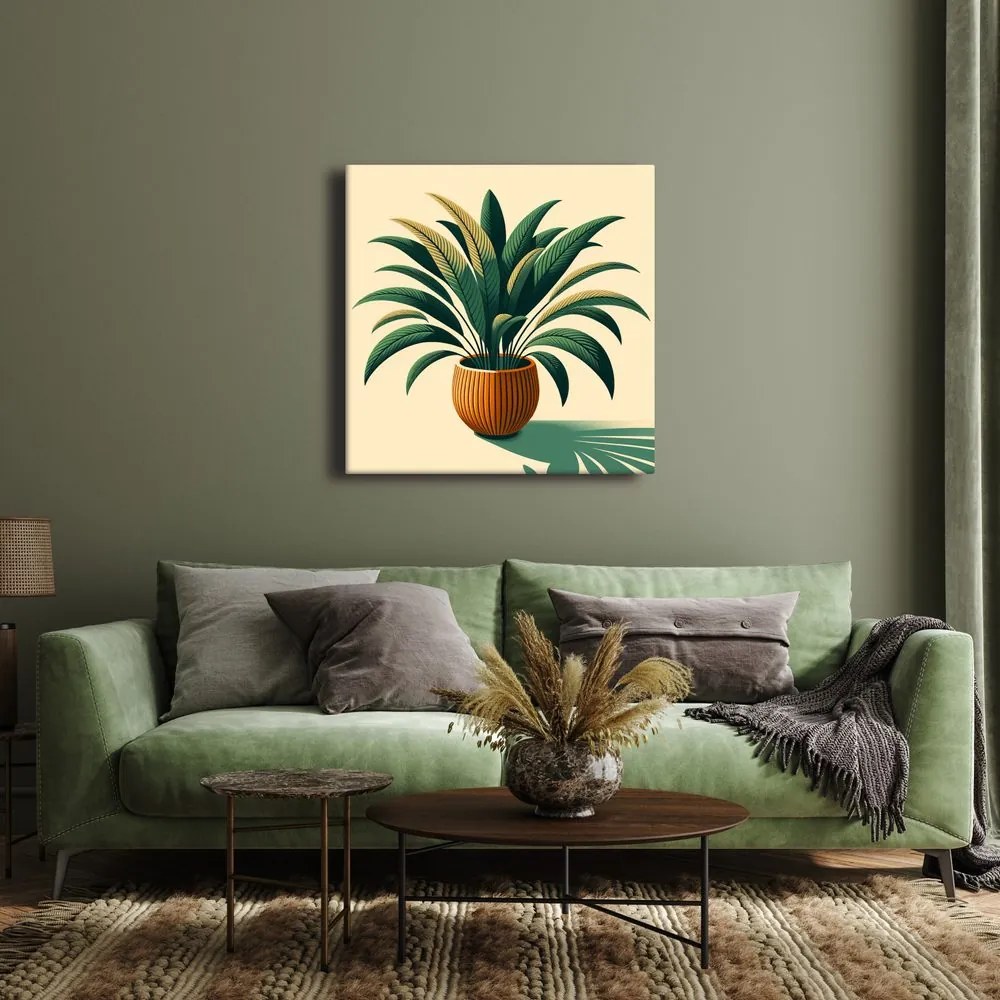 Quadro su tela – Pianta da interno elegante