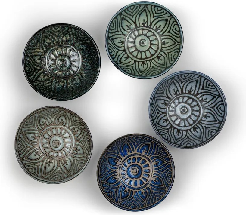 Ciotoline in set da portata in porcellana 5 pz 150 ml Jara – Bredemeijer