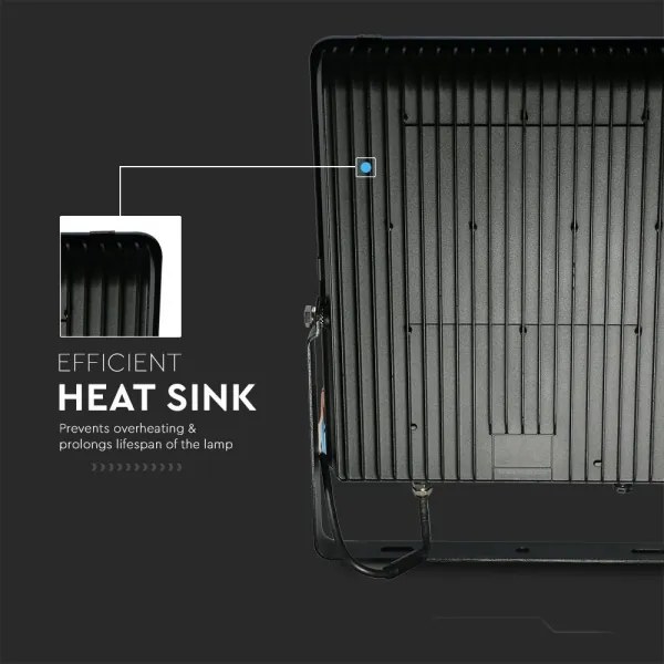 Riflettore LED LED/30W/230V 6400K IP65 nero