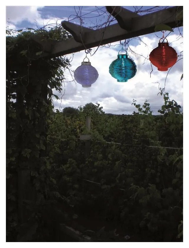 Lanterna solare LED bianca da esterno, ø 20 cm - Star Trading