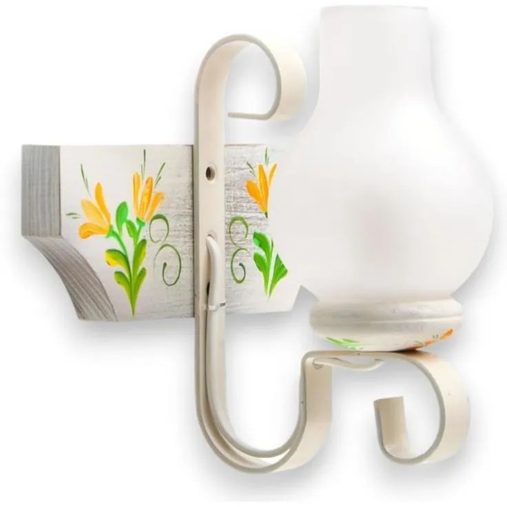 Brilagi - Applique QUEEN 1xE14/40W/230V faggio/color crema