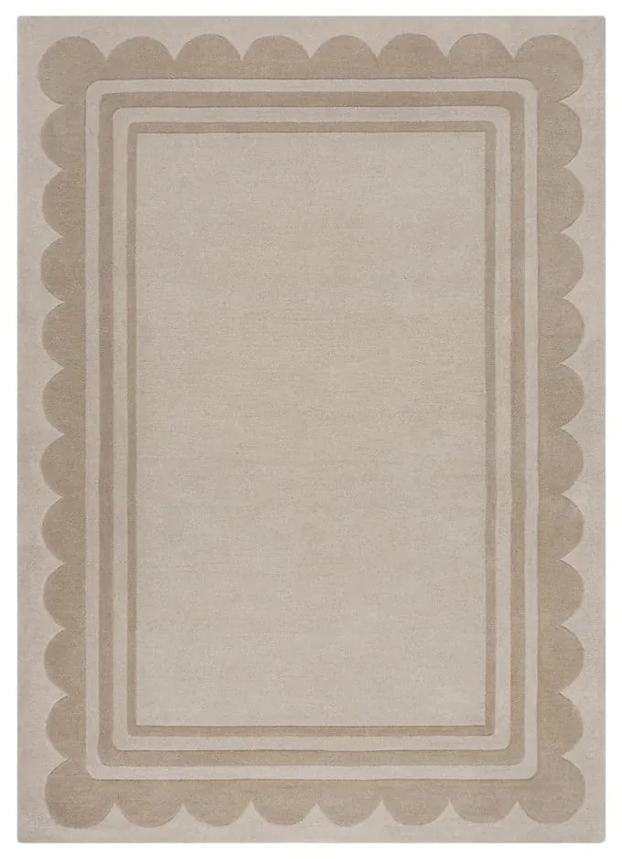 Tappeto in lana colore naturale 120x170 cm Lois - Flair Rugs