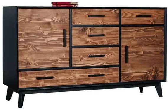 Base credenza 2 ante e 5 cassetti - LM-NOSB08