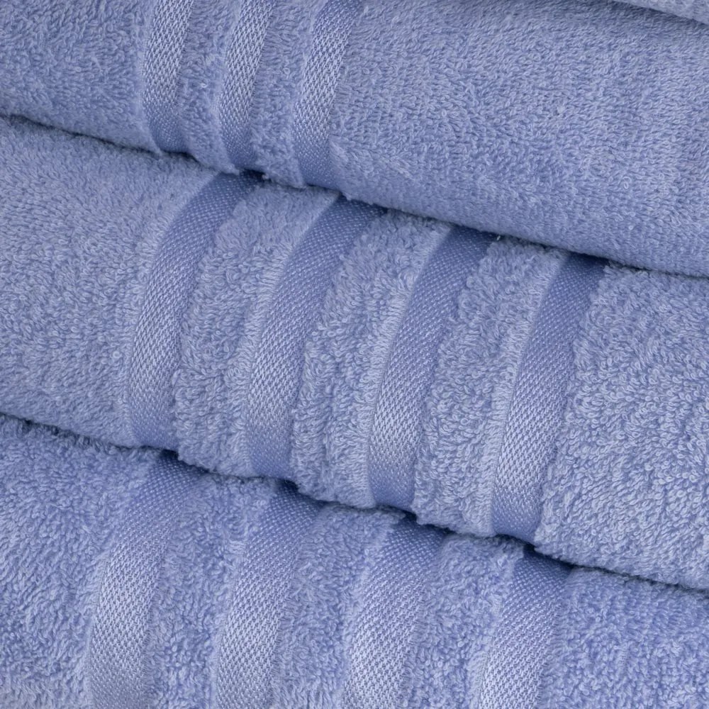 Asciugamano tipo terry blu in cotone 70x140 cm Simple – Casa Selección