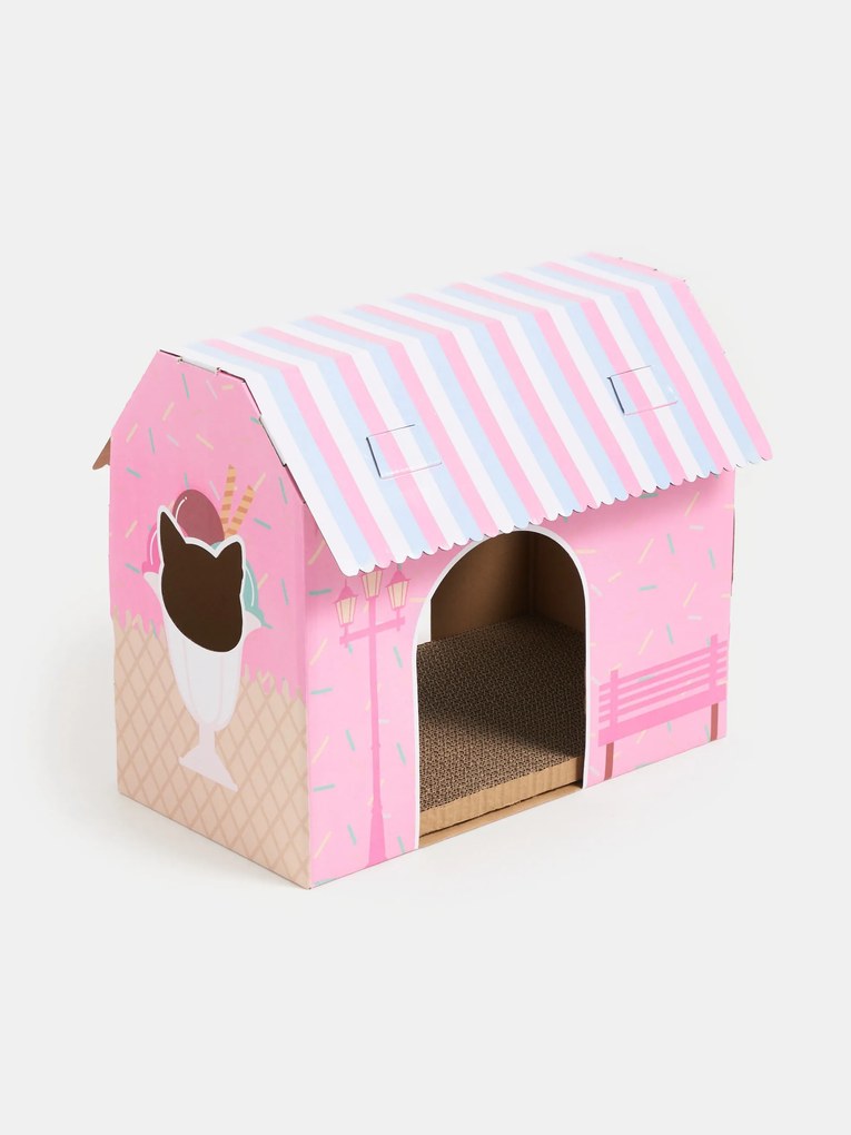 Sinsay - Casetta per gatto - rosa pastello