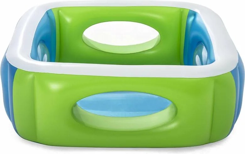 Piscina gonfiabile quadrata con oblò Window BestWay 51132