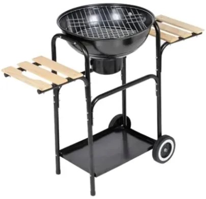 Barbecue a legna e carbone Michigan XL, barbeque rotondo