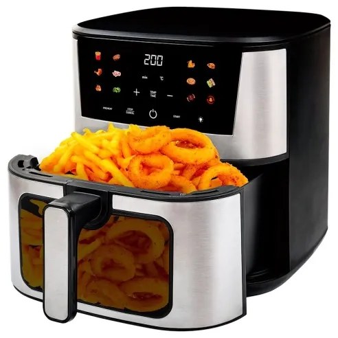 TESLA Electronics AirCook- Friggitrice digitale multifunzionale ad aria calda 7 l 1600W/230V