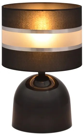 Lampada da tavolo HELEN 1xE27/15W/230V nero/argento