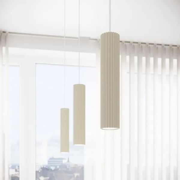 Brilagi - Lampadario a sospensione con filo CRESTO 1xGU10/10W/230V color crema