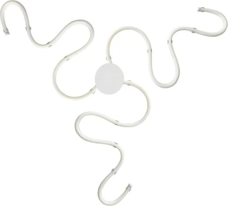 Applique LED moderno Teodor bianco IP20, luce bianco naturale 4050 lumen, NOVECENTO