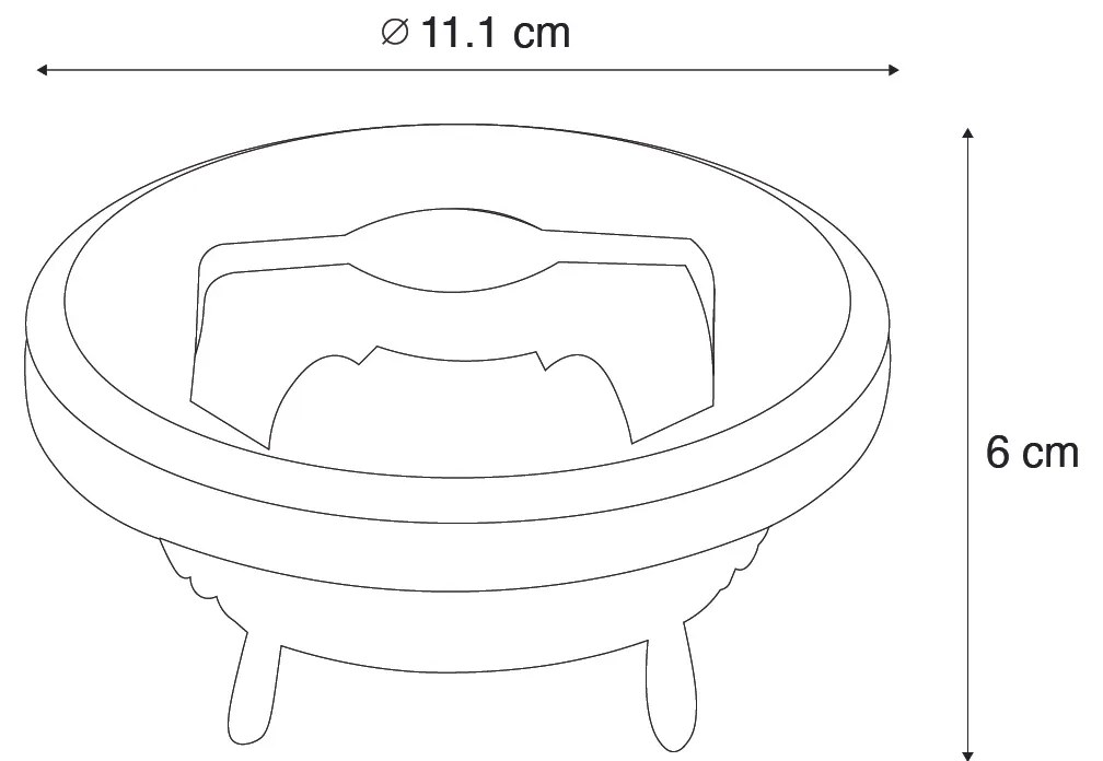 Lampadina LED dimmerabile G53 AR111 12W 600lm 2700K