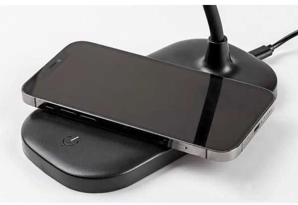 Rabalux 74013 - Lampada da tavolo LED dimmerabile con funzione Touch HARDIN LED/5W/5V nero