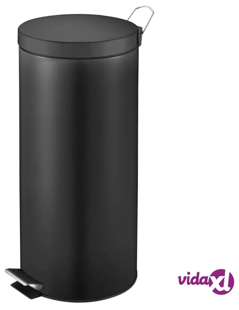EKO Pattumiera a Pedale Classic 30 L Nera