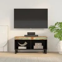 Mobile Porta TV 85x33x43,5 in Legno Massello di Recupero 352895