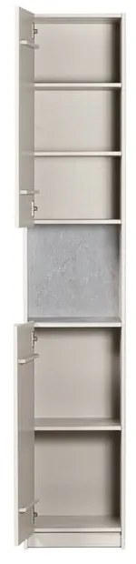 Armadio modulare in legno di pino crema 40x210 cm Basu - WOOOD