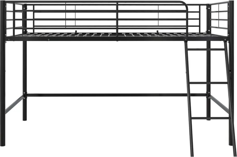 Letto nero rialzato per bambini 90x200 cm Jodie - Støraa