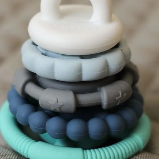 Piramide impilabile con massaggiagengive, oceano