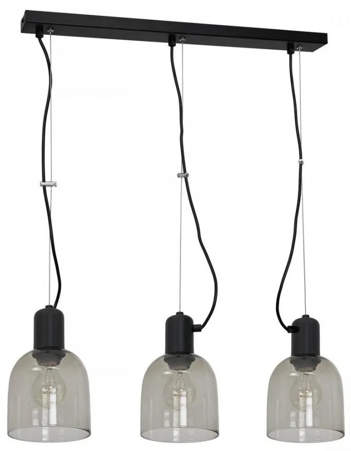 Lampadario su filo BANCO 3xE27/60W/230V