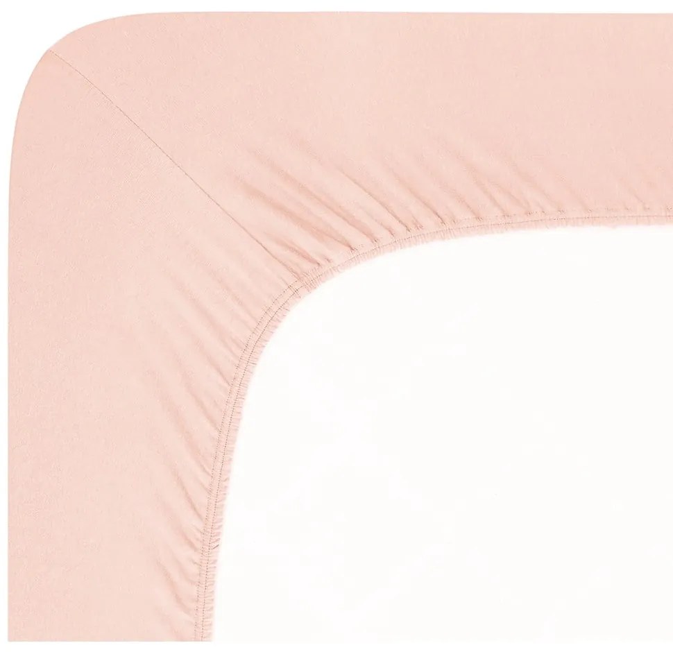 Lenzuolo elasticizzato in jersey rosa chiaro 200x200 cm Boxspring - Andrea Simone