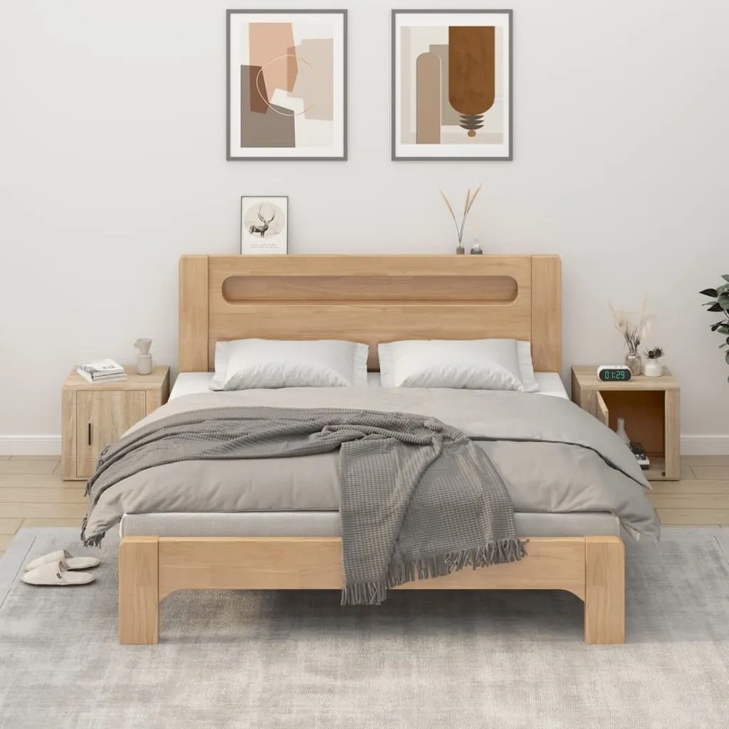 Comodini 2 Pz Rovere Sonoma 50x39x47 Cm /