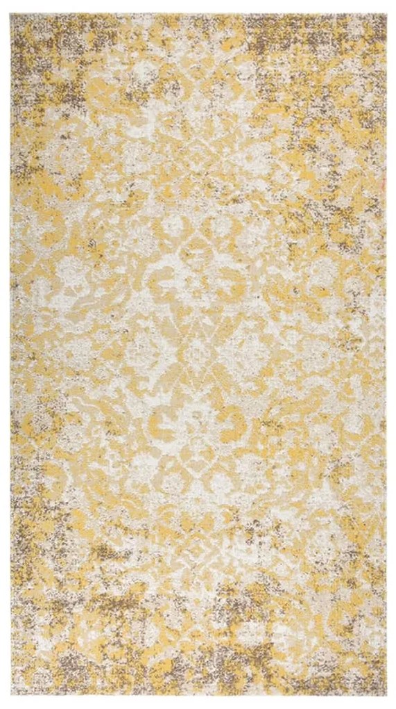 Tappeto Da Esterni A Tessitura Piatta 115x170 Cm Giallo /