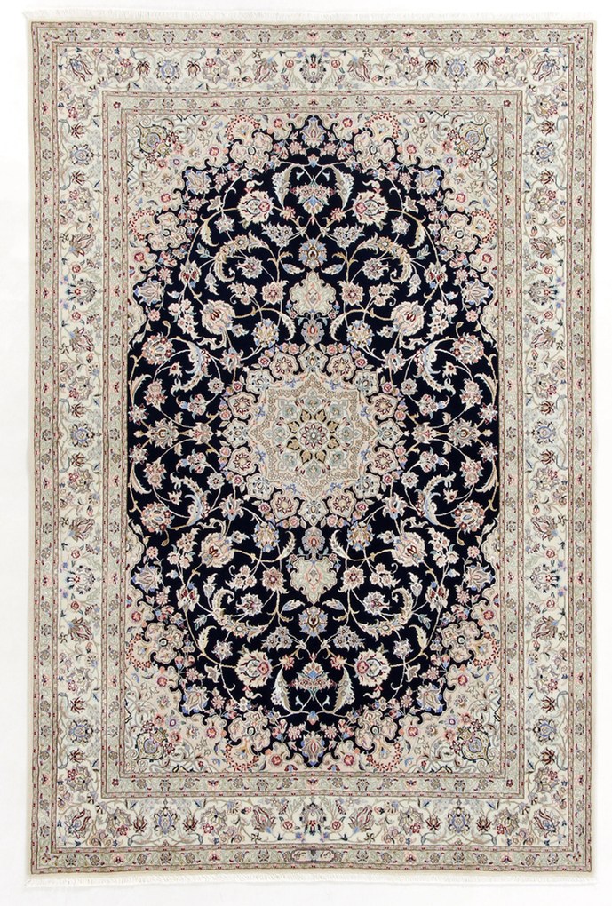 Nain Tappeto 210x140 (Iran) Annodato A Mano