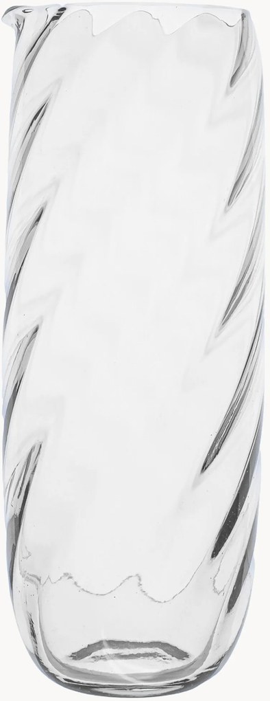 Caraffa in vetro soffiato Swirl Daily