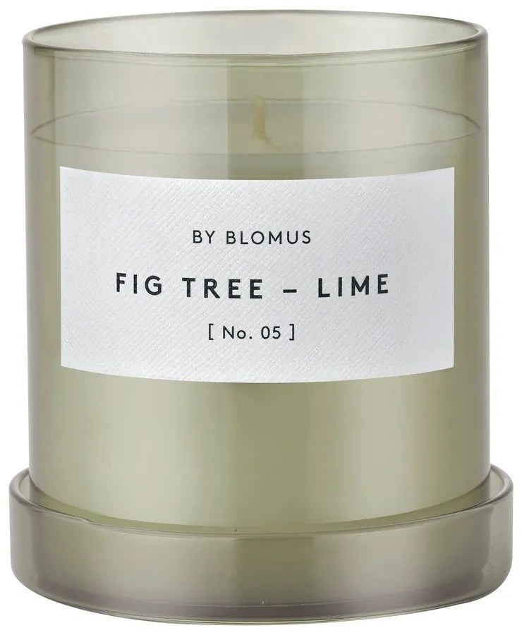 Candela in cera di soia profumata tempo di combustione 45 h Valoa Fig Tree – Lime – Blomus