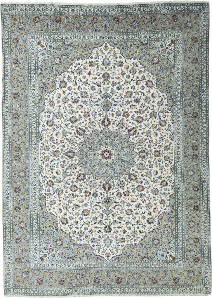 Kashan Tappeto persiano 300x410 Beige (Iran) Annodato A Mano