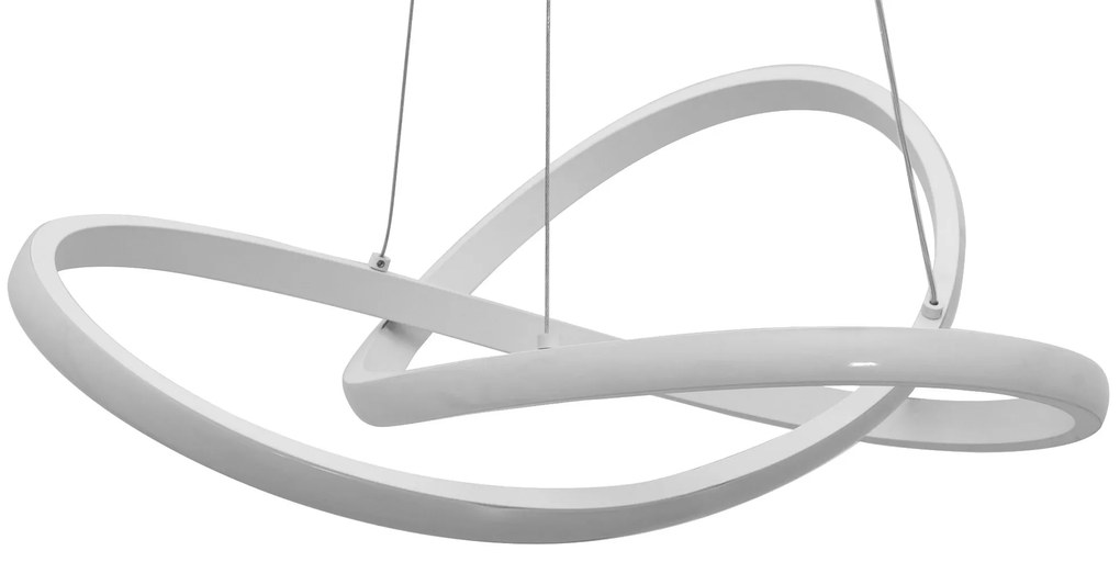 Lampada Da Soffitto Pensile Ring Moderno LED+Telecomando APP392-CP Bianco