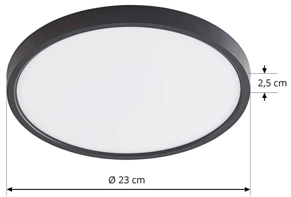 Lindby Pravin plafoniera LED Ø 23 cm Smart Tuya
