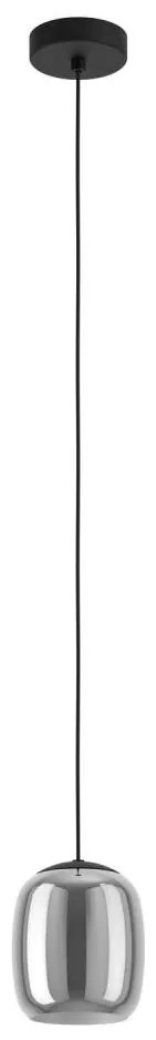 Eglo 901722 - Lampadario a sospensione con filo CIAMPINO 1xE27/28W/230V grigio