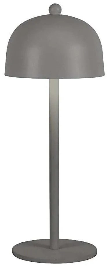 Lampada da tavolo LED dimmerabile ricaricabile 1W 5V 3000-6000K 1800mAh grigia