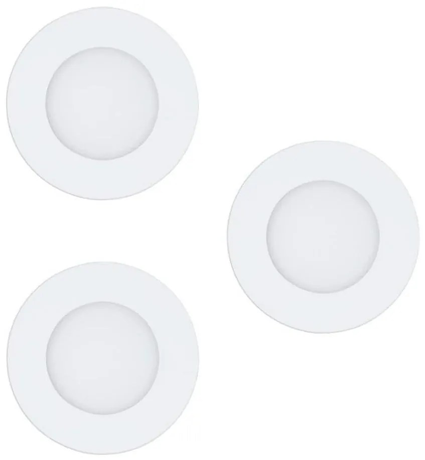 Eglo 78195 - Set di 3 faretti da incasso LED FUEVA LED/2,7W/230V