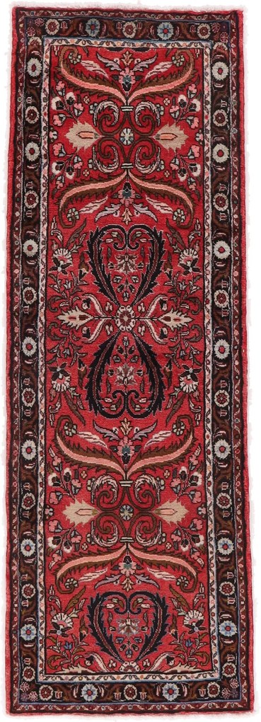 Hamedan Tappeto 250x90 (Iran) Annodato A Mano