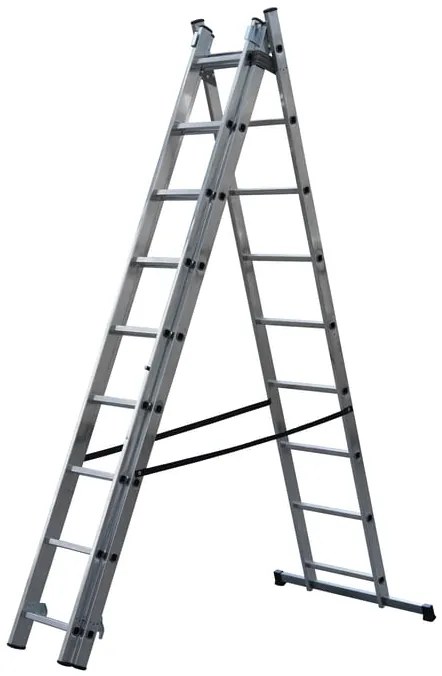 Scala trasformabile GIERRE Modula in alluminio portata massima 150 kg EN 131 per lavori fino a 5.68 m