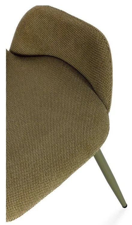 Set di sedie da pranzo verde in imbottito 2 pz Ansu – Marckeric