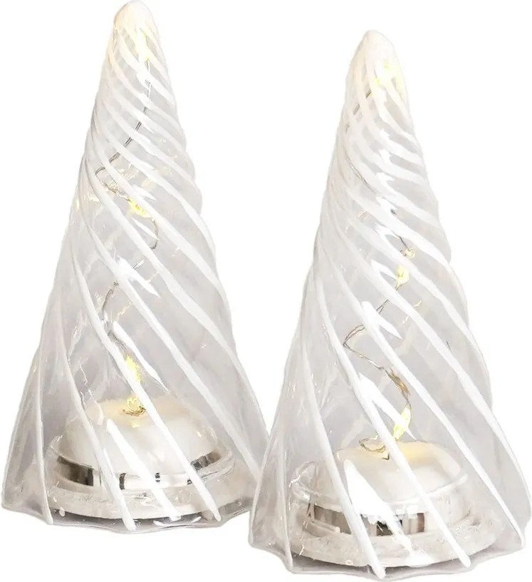 Decorazione natalizia luminosa 2 pz ø 6 cm Vilma – Sirius