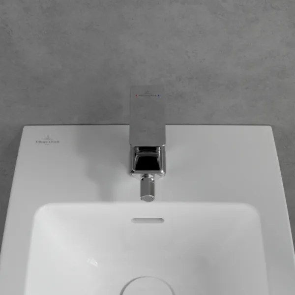 Villeroy & Boch TVB11200100061 - Miscelatore per bidet + scarico SUBWAY cromo lucido