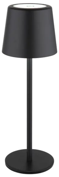 Globo 58482B-LED Lampada da tavolo ricaricabile da esterno dimmerabile VAN. 2W/5V 2200mAh IP44 nero