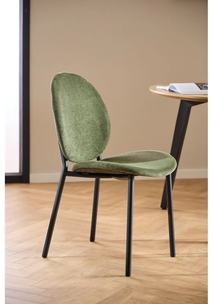 Sedia da pranzo color kaki Cliff – Actona