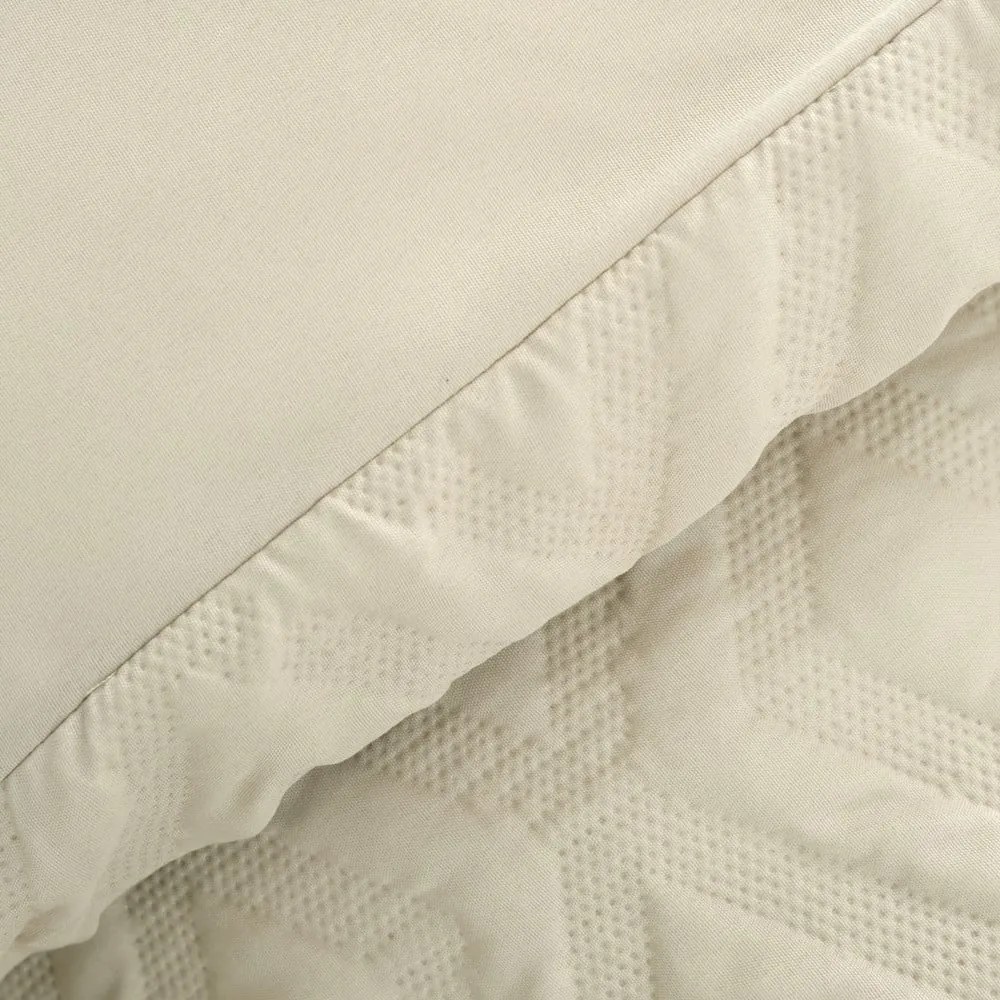 Biancheria da letto beige per letto matrimoniale 200x200 cm Jacob Geo - Catherine Lansfield